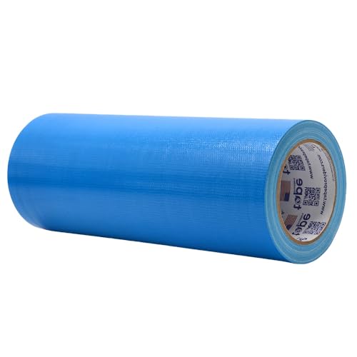 Image of MAT Duct Tape Sky Blue Industrial Grade, 12 inch x 60 ft. Waterproof, UV Resistant for Crafts, Home Improvement, Repairs, & Projects