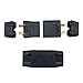 Yaohappy 5Pair Black Amass XT90 XT-90 Male Female Bullet Connectors Power Plug with Heat Shrink for RC Lipo Battery Motor