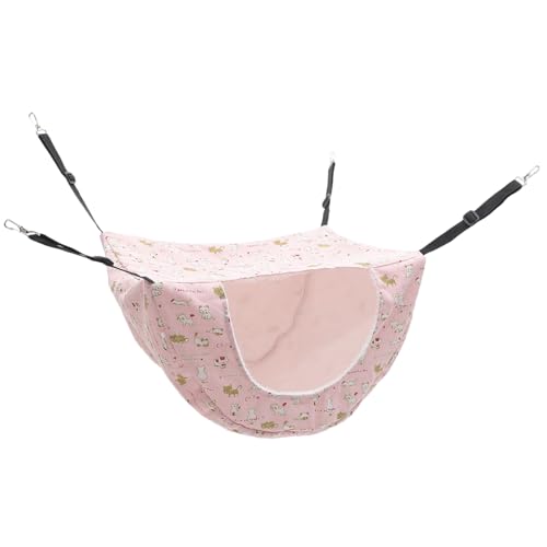 MINAOLULUS 猫ハンモック吊り下げ式 二構造 調節可能 ソフト素材 ペット用寝床 猫犬兼用 通気性 洗濯簡単 快適睡眠スペース オールシーズン