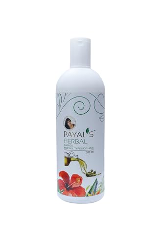 Image of Payal's Herbal Hair Oil for Men & Women | Promotes Hair Growth, Reduces Hair Fall, Nourishes Scalp & Strengthens Roots | Ayurvedic | 300ml