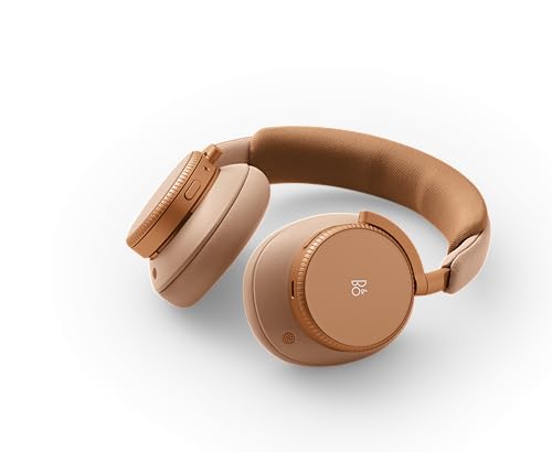 Image of Bang & Olufsen Beoplay H100 ANC Over-Ear Headphones - Sunset Apricot | Premium Wireless, Active Noise Cancelling, Protective Carrying Case