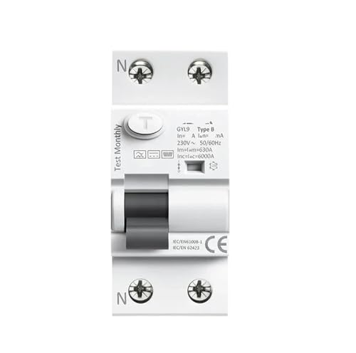 Disjoncteur type B GYM9 résout les fuites de courant continu DC 2P 40A 30mA pour tableau