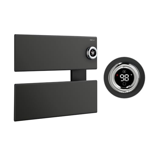 Black Electric Towel Warmer – Adjustable Temp & Timer