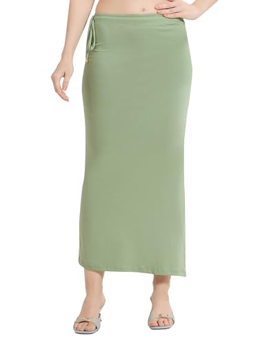 Image of TRASA Womens Saree Shapewear Petticoat, Cotton Lycra Petticoat, Skirts for Women, Shape Wear Dress for Saree