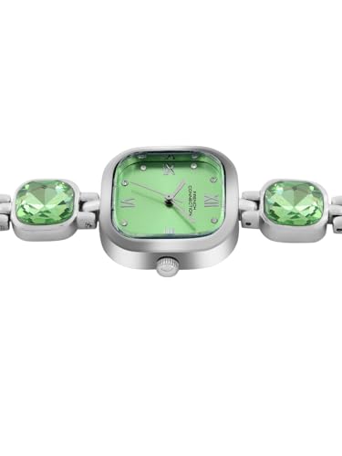 Image of French Connection Aurorae Analog Green Stone Round Dial Watch for Women-FCN0178NSM