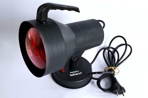 Image of Murphy E27 Fluorescent Infrared Heat Therapy Lamp (Pack of 1, 150 Watts) Metal