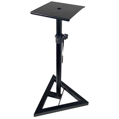 Support de haut-parleur moniteur studio QTX acier robuste réglable 40kg