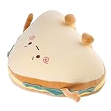 Milisten Plüsch Kissen Füllung Knuddelig Ausgestopft Stuhl Sitzmatte Lustige Kissen Für Erwachsene Rückenkissen Für Zuhause Witziges Zeug Essenskissen Pp Baumwolle