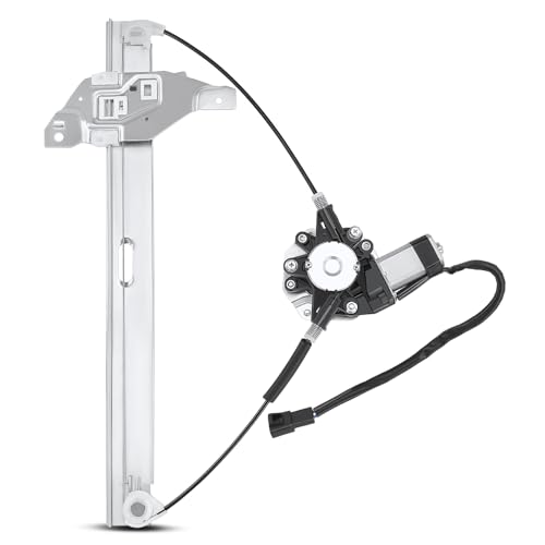 YHTAUTO Front Driver Side Power Window Regulator with 2-Pin Motor Assembly Compatible with Chevrolet Impala 2006-2013 3.5L 3.6L 3.9L 5.3L, Impala Limited 2014-2016 3.6L, Sedan