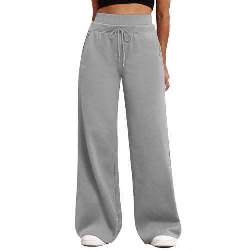 Comparativa de Cómodas dobles ¡Los mejores modelos! 30 Pantalones deportivos de pierna ancha para mujer, de doble cintura...