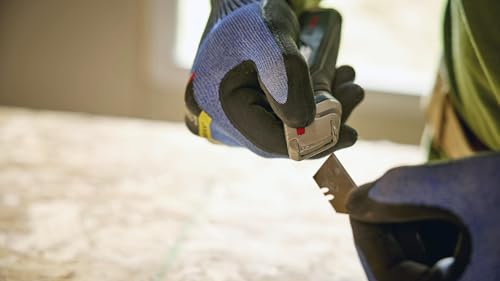 BOSCH H11-13000-1 Retractable Utility Knife | Optimal Cutting Performance, Cushioned Slide Button, Integrated Blade Storage - Includes 3 Blades