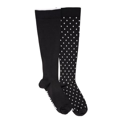 Image of MUK LUKS Women's 2 Pair Pack Nylon Compression Knee High Socks