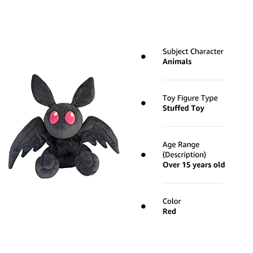 Lkmyhy Cute Mothman Plush Toy 12In Bat Plushie With Red Eyes, Goth Moth Stuffed Animals Horror Game Mothman Plush Doll Birthday For Fans Kids #TOP6
