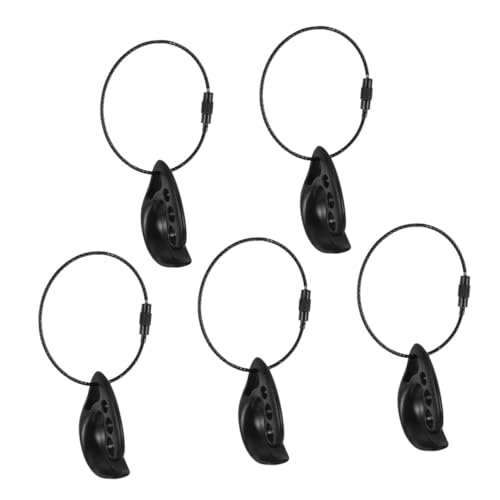 Toyvian 5pcs Flying Disc Clip Set: Portable Outdoor Disc Carrier With Strong Buckle – Lightweight Carrier For Hiking Camping Sports