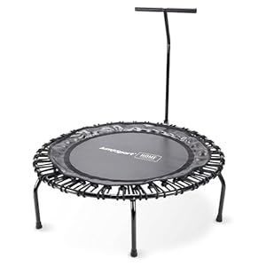 JumpSport Home Fitness Trampoline – Indoor Mini Rebounder Trampoline for Adults – Professional’s Choice, Safe & Stable