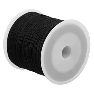 DIYEAH 1 Rolle Schwarze Nylonschnur
