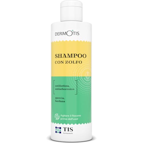 TIS Shampoo ANTIFORFORA con Zolfo - Riduce Squame e Forfora,