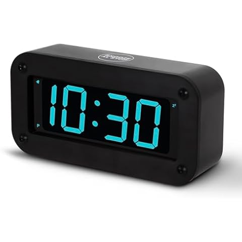 Timegyro LED Digital Clock with Adjustable Brightness Cover
