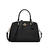Coach-Womens-Lillie-Carryall-Top-Handle-Satchel-Bag Coach Women's Lillie Carryall Top Handle Satchel Bag (Black)