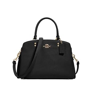 Coach-Womens-Lillie-Carryall-Top-Handle-Satchel-Bag Coach Women's Lillie Carryall Top Handle Satchel Bag (Black)