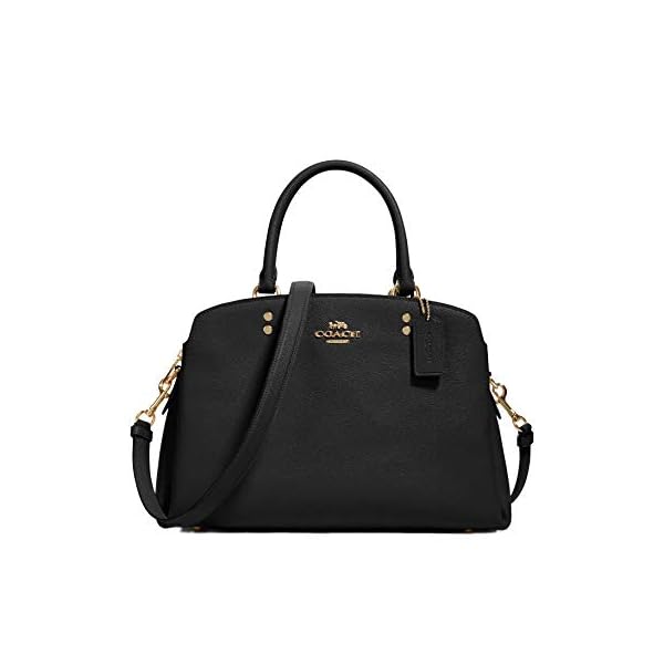 Coach-Womens-Lillie-Carryall-Top-Handle-Satchel-Bag Coach Women's Lillie Carryall Top Handle Satchel Bag (Black)