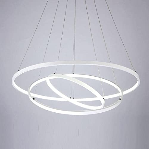 Lustre LED pour table à manger et salon, suspension moderne à intensité variable - 7