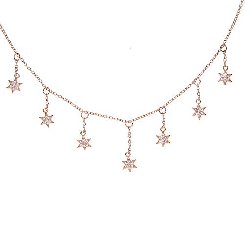 Ras du cou argent 925 avec breloque étoile, le cadeau romantique parfait