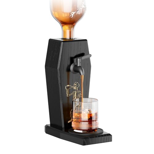 Leakproof Ash Wood Whiskey Liquor Dispenser,Novelty Alcohol Dispenser for Bourbon,Vodka, W - image 9