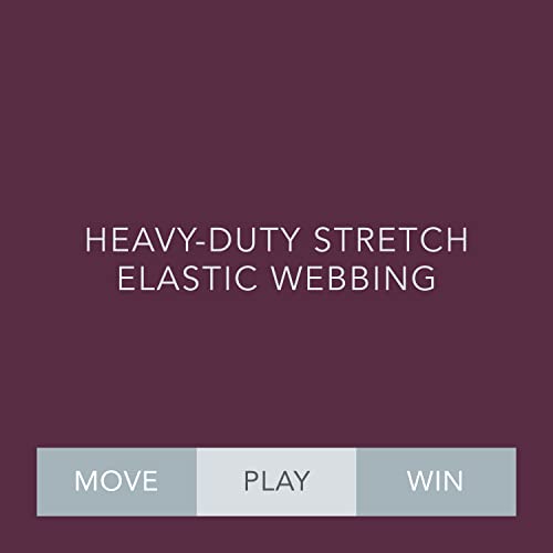 Augusta Sportswear Elastic Baseball Belt: Superior Durability, Softball-Tested-Play with Confidence, Maroon, OS3