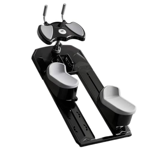 SAYEYBU Wirbelsäulen-Twist & Dehntrainer, Kriech-Trainingsgerät mit LED-Zähler, 3-Fach Höhenverstellbar, 70 cm Kriechbereich, Zerlegbar, für das Ganzkörpertraining,Schwarz