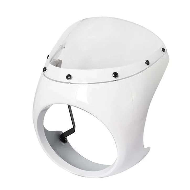 Aileron aérodynamique moto et carénage de phare avant noir universel