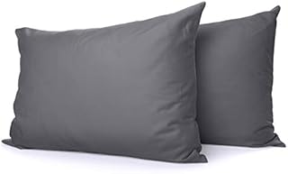 Comfort Beddings Premium Quality 800 Thread Count 100% Egyptian Cotton Envelope Closure Grey Extra Large Pillow Case Pair 22" x 31"