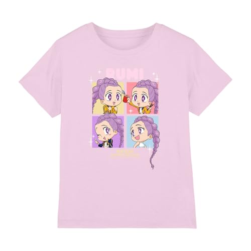 Kpop Demon Hunters - Huntrix Rumi Chibi Boxes Kids T Shirt, Light Pink, 5-6