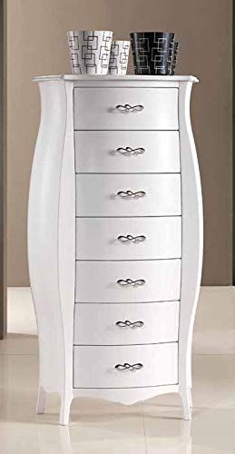 bombato al centro Dafnedesign.Com - Settimino bombato 7 cassetti (L. 74 - H. 142 - P. 35) (TVG)