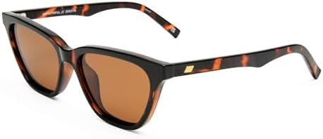 Le Specs Pilferer Occhiali Da Sole Donna, Forma Rettangolare, Montatura Tartaruga, Lenti Non Polarizzate, Alta Protezione UV, LSP2352103