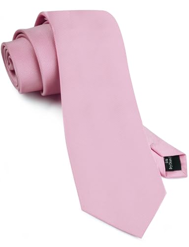 Image of GUSLESON Classic New 3.15 inch（8cm） Men's Solid Color Necktie Wedding Business Tie + Gift Box