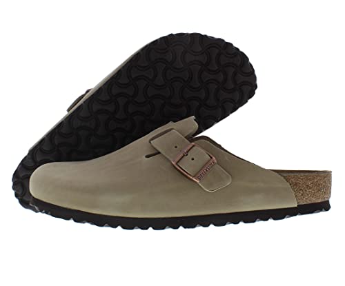 Image of Birkenstock Boston Unisex Sandals Size 11, Color: Tobacco Brown /Brown