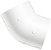 GF Piping Systems PVC Pipe Fitting, 45 Degree Elbow, Schedule 40, White, 3