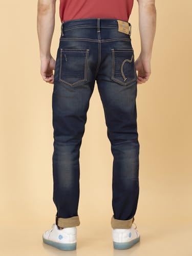 Image of Being Human Blue Slim Fit Men's Denims Clothing
