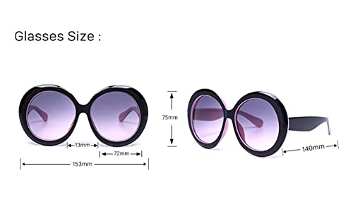 Fashion Round Large Frame Sunglasses Outdoor Party Decorative Sunglasses For Men And Women3