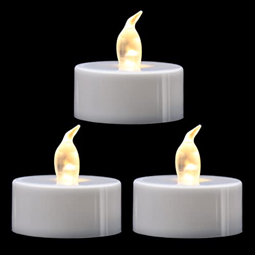 ERTYUI 24 Pack LED Tea Lights, Warm White Light, for Decoration