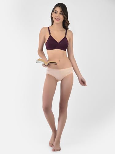 Image of Softline Women's Cotton Rich Wire-Free Non-Padded Balconette Bra Combo | Seamless, Breathable & Soft Fabric | Full Coverage & Everyday Comfort (Pack of 2)