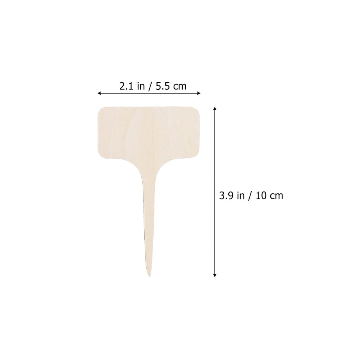 Kisangel 100pièces Étiquettes Non Fini Pour Plantes Marqueurs De Jardin Pour Fleurs Et Signalisation De Classification Des Plantes Pour Et Potagers