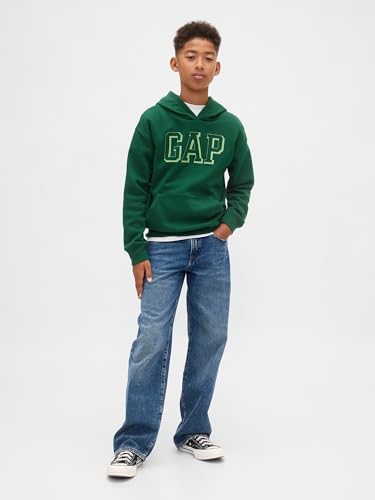 Image of GAP Boys' Logo Hoodie Hooded Sweatshirt