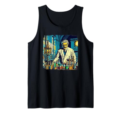 Dr. Frankenstein in his Laboratory Tank Top