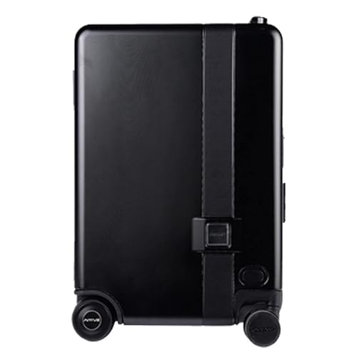 Electric Suitcase That Follows You, Smart Fingerprint Unlock Riding Trolley Case with Mobile Charging, Hardside Luggage Auto Follow, APP Control (C)