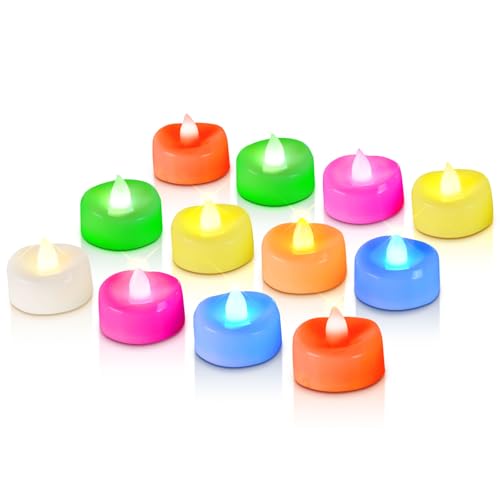 Raycare LED Tea Lights Battery Operated 200+Hour Flameless Votive Candles
