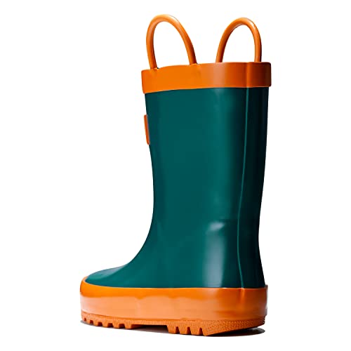 Casamiel Toddler Rain Boots For Kids Unisex Kids Rain Boots For Girls And Boys, Handmade Natural Rubber Rain Boots For Children Botas Para Niños #TOP1
