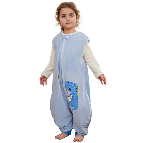 Kids Sleeveless Zipper ???????????????????????????????? ???????????? Clothes, ???????????????????????????????? ???????????????? Wearable (Light Blue, 3-5 Years)