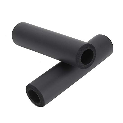 Cubierta de Manillar de Bicicleta de Gel de sílice Absorción de Impactos Antideslizante Cómodo Accesorio de Bicicleta para Bicicletas de montaña Bicicletas Plegables Manillar de (Negra)